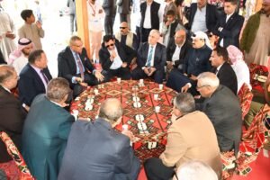 وزير الرياضة ومحافظ جنوب سيناء يشهدان ختام المهرجان العربي للهجن والتراث