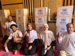 منظمة الأمم المتحدة للتدريب والاعلام ال UN MTC توزع سلال رمضان الغذائية 2025