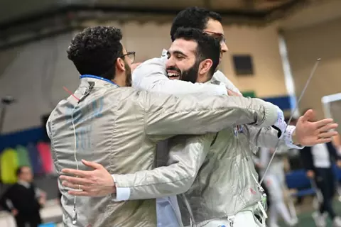 منتخب مصر لسلاح السيف يفوز بكأس العالم في بودابست بالمجر