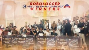 نجاح باهر لمسابقة RoboSoccer من إعداد فريق SMART بهندسة العاشر من رمضان

