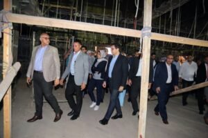 وزير الثقافة ومحافظ القليوبية يتفقدان أعمال تطوير قصر ثقافة بنها