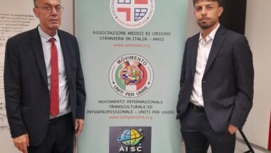 نجاح كبير للمؤتمر الوطني بمناسبة احتفال 25 سنة لنقابة الأطباء و العاملين في مجال الصحة من اصل أجنبي في ايطاليا(امسي)