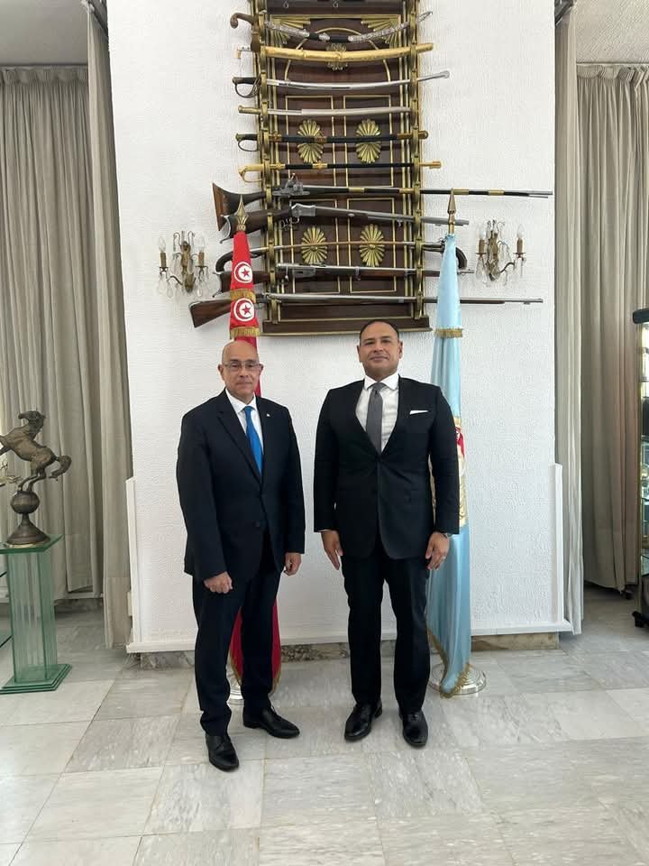 سفير مصر في تونس يلتقي بوزير الدفاع الوطني التونسي