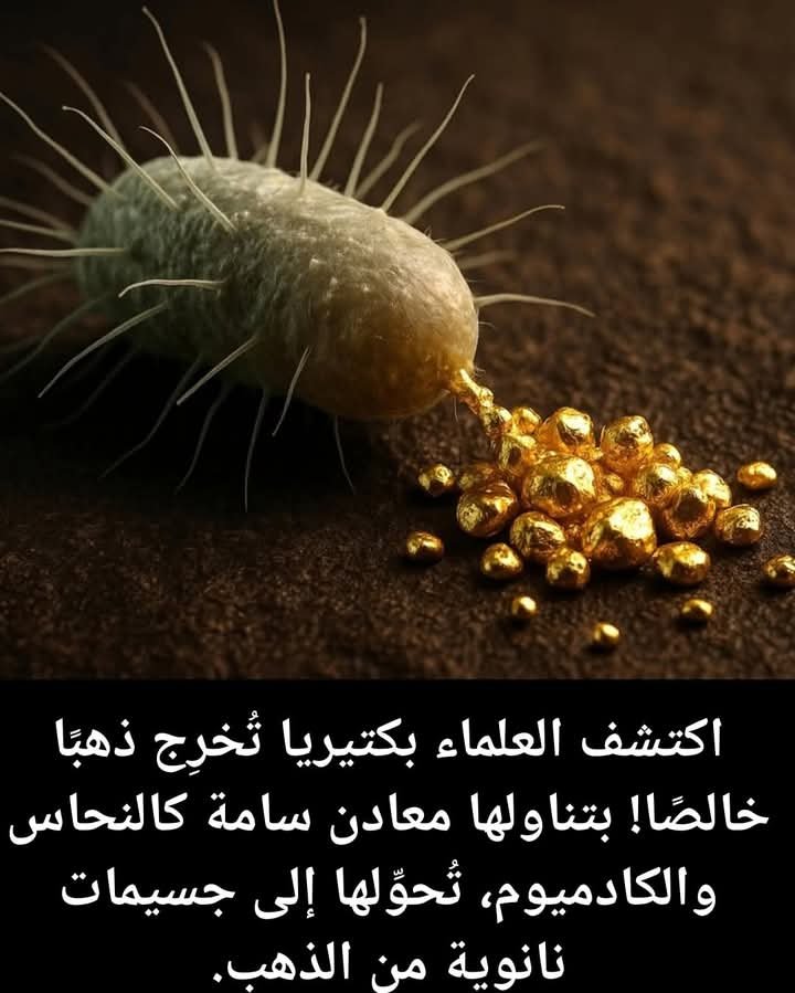 بكتيريا تأكل مواد سامة وقادرة على إنتاج الذهب