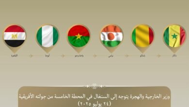 وزير الخارجية والهجرة يتوجه إلى السنغال في المحطة الخامسة والأخيرة من جولته في غرب إفريقيا
