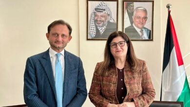 الوزيرة شاهين تلتقي القنصل العام الإيطالي