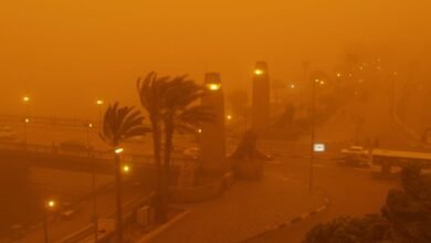 أتربة على القاهرة اليوم مع ارتفاع درجات الحرارة.. الأرصاد تكشف طقس الساعات المقبلة وموعد الانخفاض