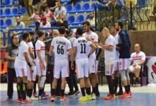 يد الزمالك يفوز على الشمس في دوري المحترفين