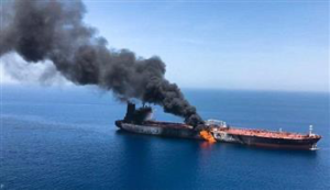 الحرس الثوري الإيراني: استهدفنا ناقلة نفط ترفع علم جزر مارشال في الخليج