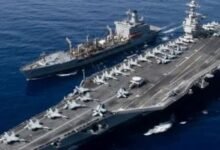 مسئول أمريكى يرجح: خلل كهربائى وراء حريق فى حاملة الطائرات جيرالد فورد