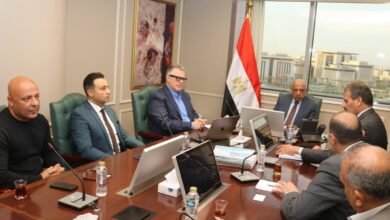 وزير الكهرباء ووفد شركة AI Compass العالمية