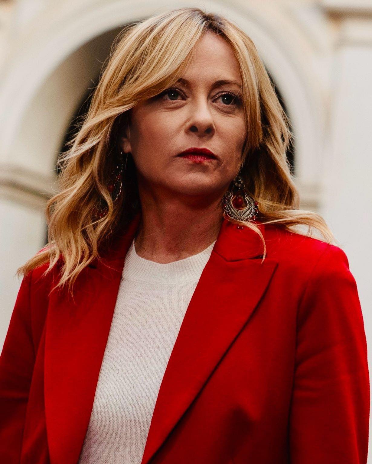 السيدة  جورجيا ميلوني -  رئيسة الوزراء الإيطالية