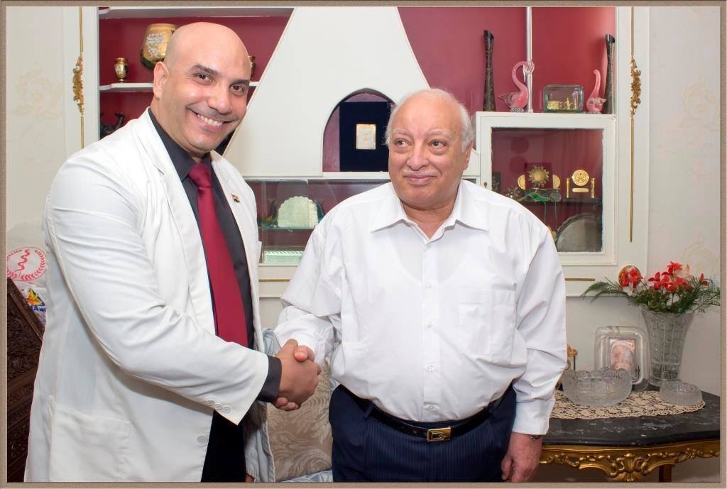 لقاء يجمع الكاتب بالقائد البطل اللواء أركان حرب حسام سويلم ضمن سلسلة حلقات تاريخية