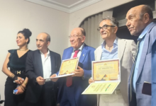 تكريم الباحثين الأثريين د. وسيم السيسي وآرماندو ماى وزوجته وكريستوفر دان وروبرت بوفال من جانب [المركز الدولي لعلوم الأهرام وأخلاقيات العلم]